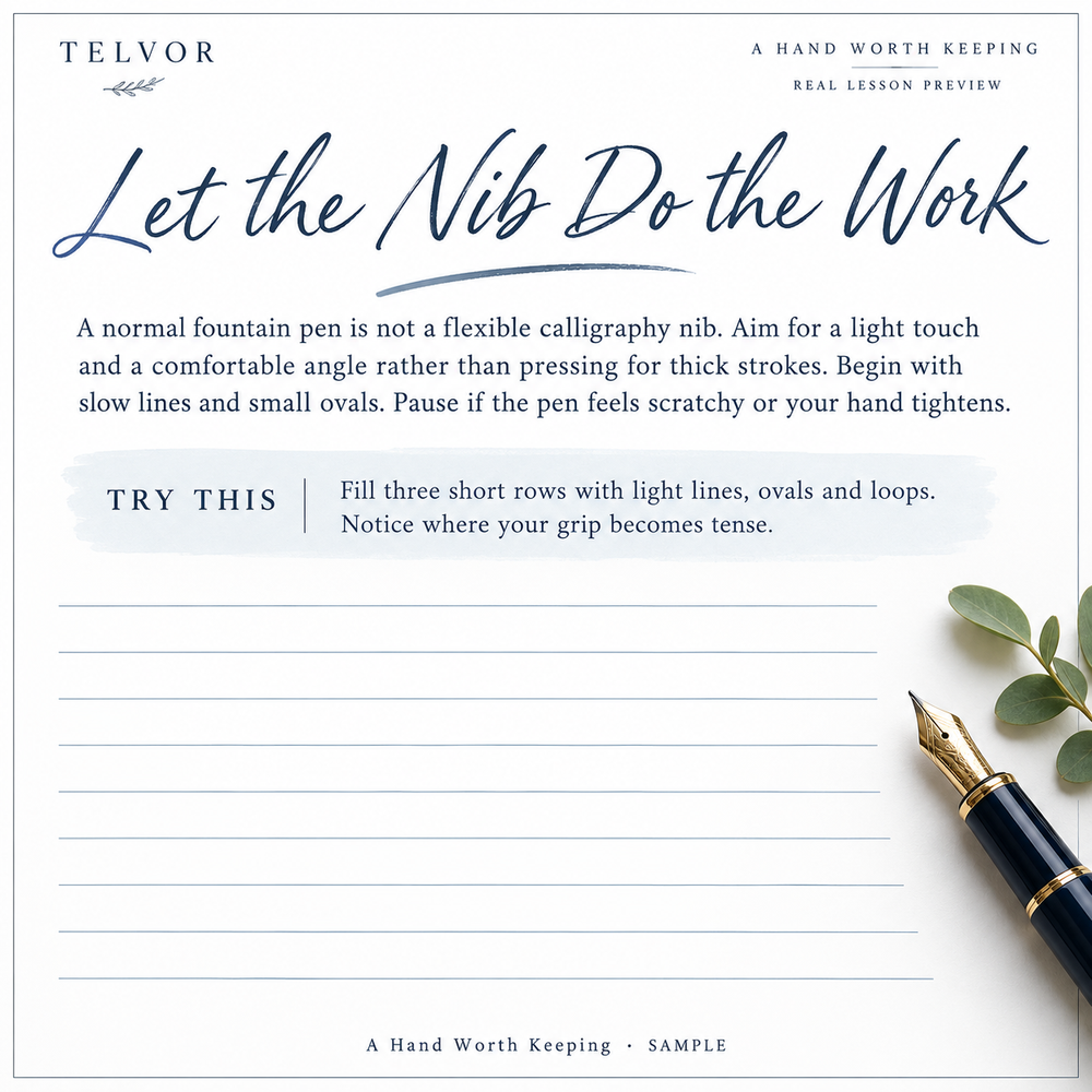 Sample page preview of A Hand Worth Keeping, a digital PDF guide.